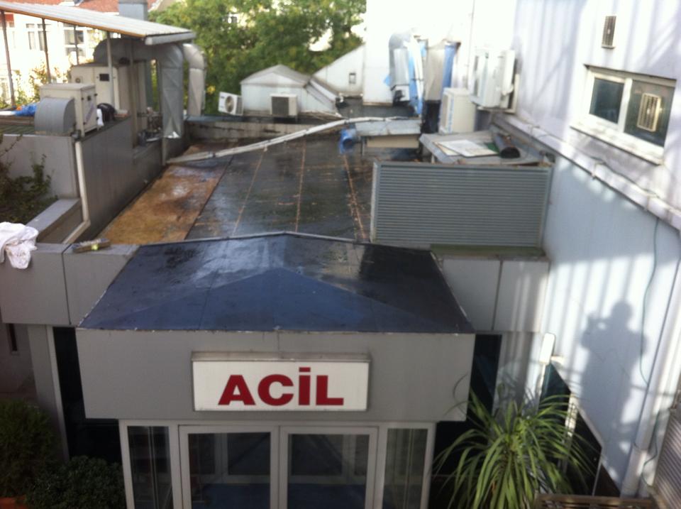 Kadıköy Şifa Hastanesi Acil Teras İzolasyon Kaplamamız